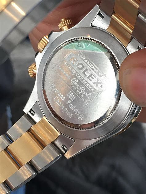 back of real rolex